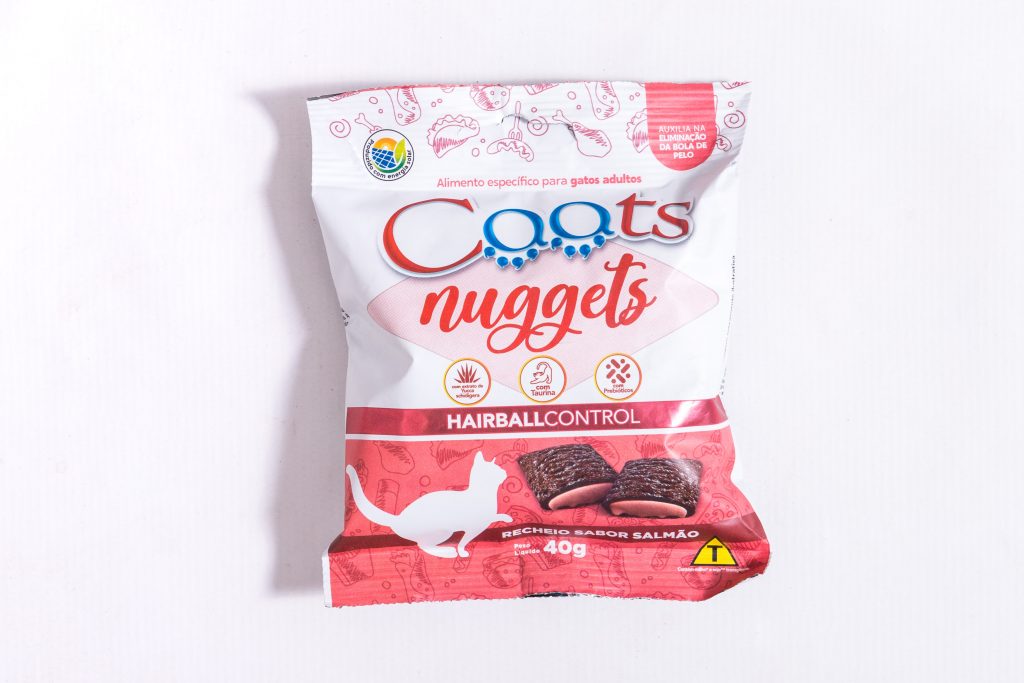 Nuggets Caats Hairball Control – sabor salmão para gatos