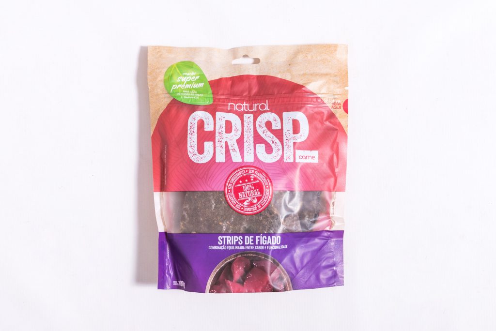 Snack Natural Crisp – Strips de Fígado