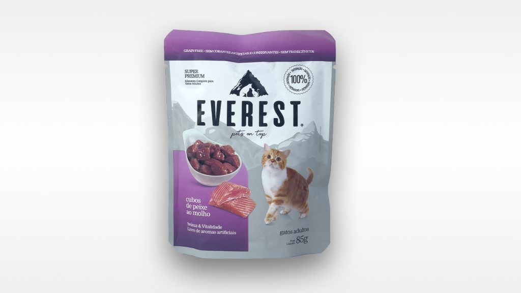 Sachê Everest para gato enviado no BOX.Petiko