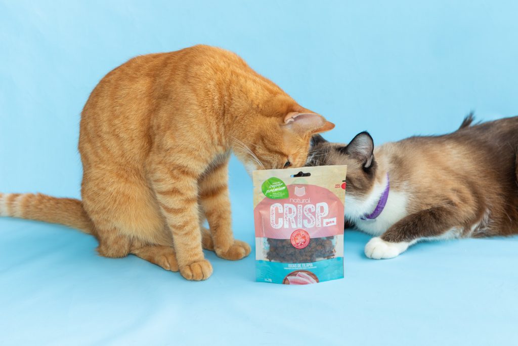 Petisco Natural Crisp – Iscas de Frango enviado no BOX.Petiko para gatos