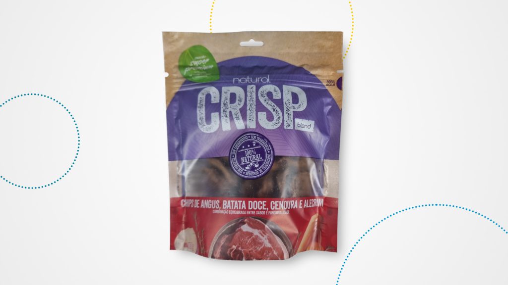 Petisco  Snack Natural Crisp de Carne Steak Angus