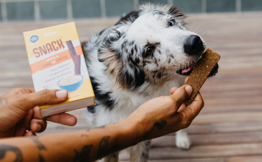 Snack – Bifinhos sabor carne com cereais para cães da Petiko