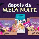 BOX de cachorro e BOX de gato da edição "Depois da Meia Noite", temática de de Halloween