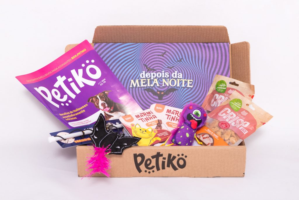 Edição "Depois da Meia Noite" do BOX.Petiko para gato