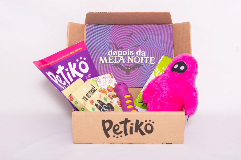 Trilha Essencial da edição de Halloween do BOX.Petiko para cachorro